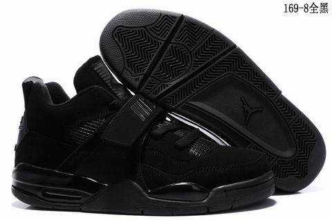 Air Jordan 4 Black Cehommet Grey De La Mode Beau Nike Air Jordan White